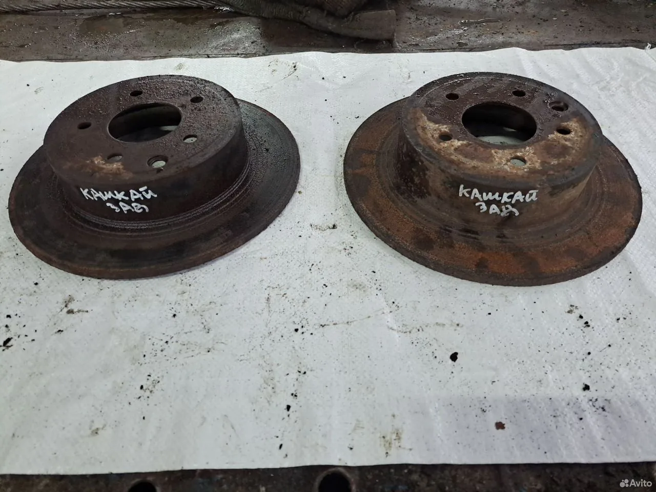 Задние тормозные диски для Ниссан Кашкай 2010г — Nissan — Qashqai+2